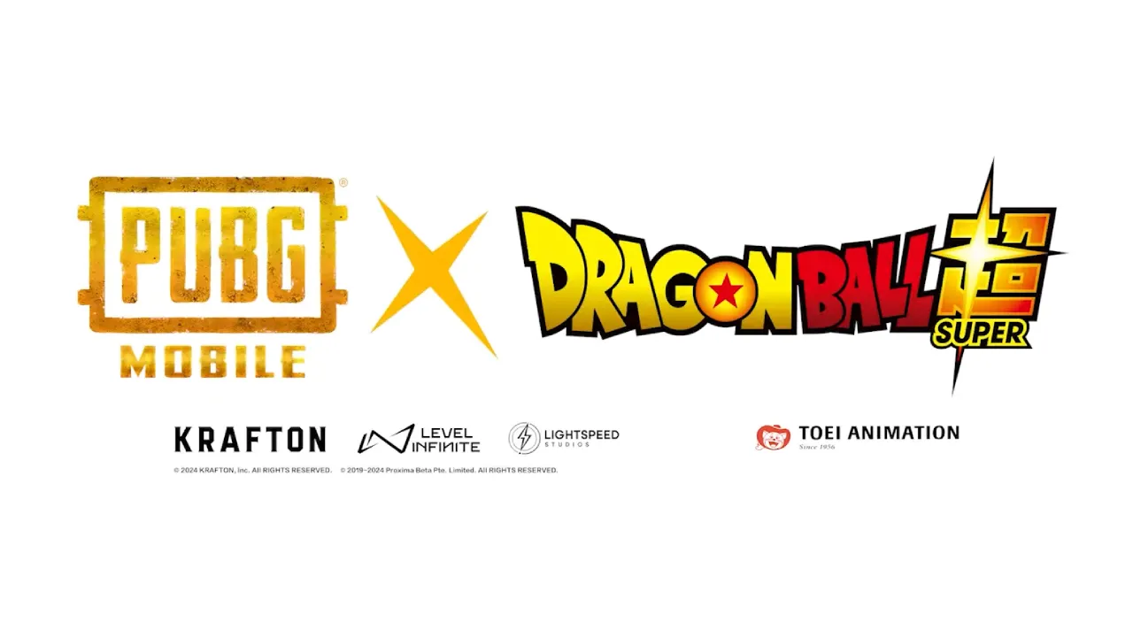 Logos de la segunda colaboración de PUBG Mobile y Dragon Ball