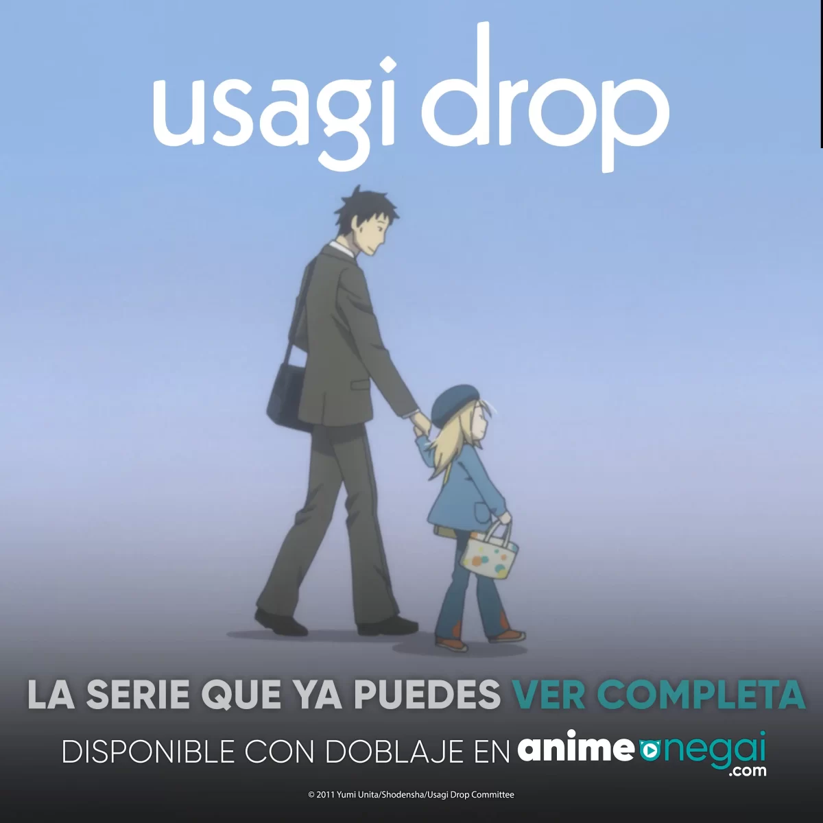 El conmovedor anime «Usagi Drop» ya cuenta con doblaje al español