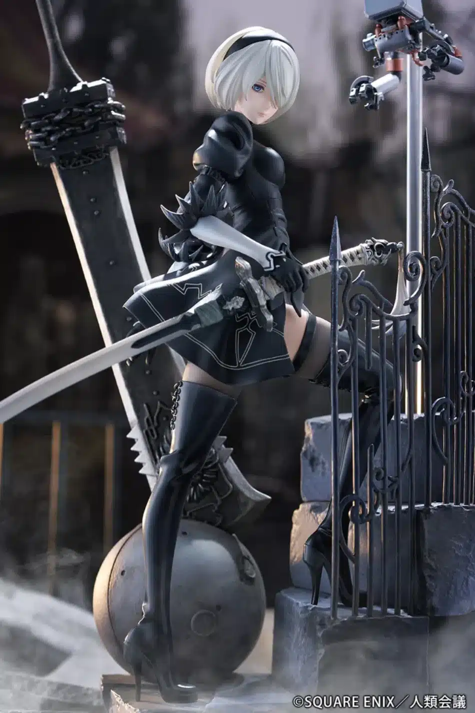 La cautivadora 2B de NieR: Automata estrena asombrosa figura repleta de detalles