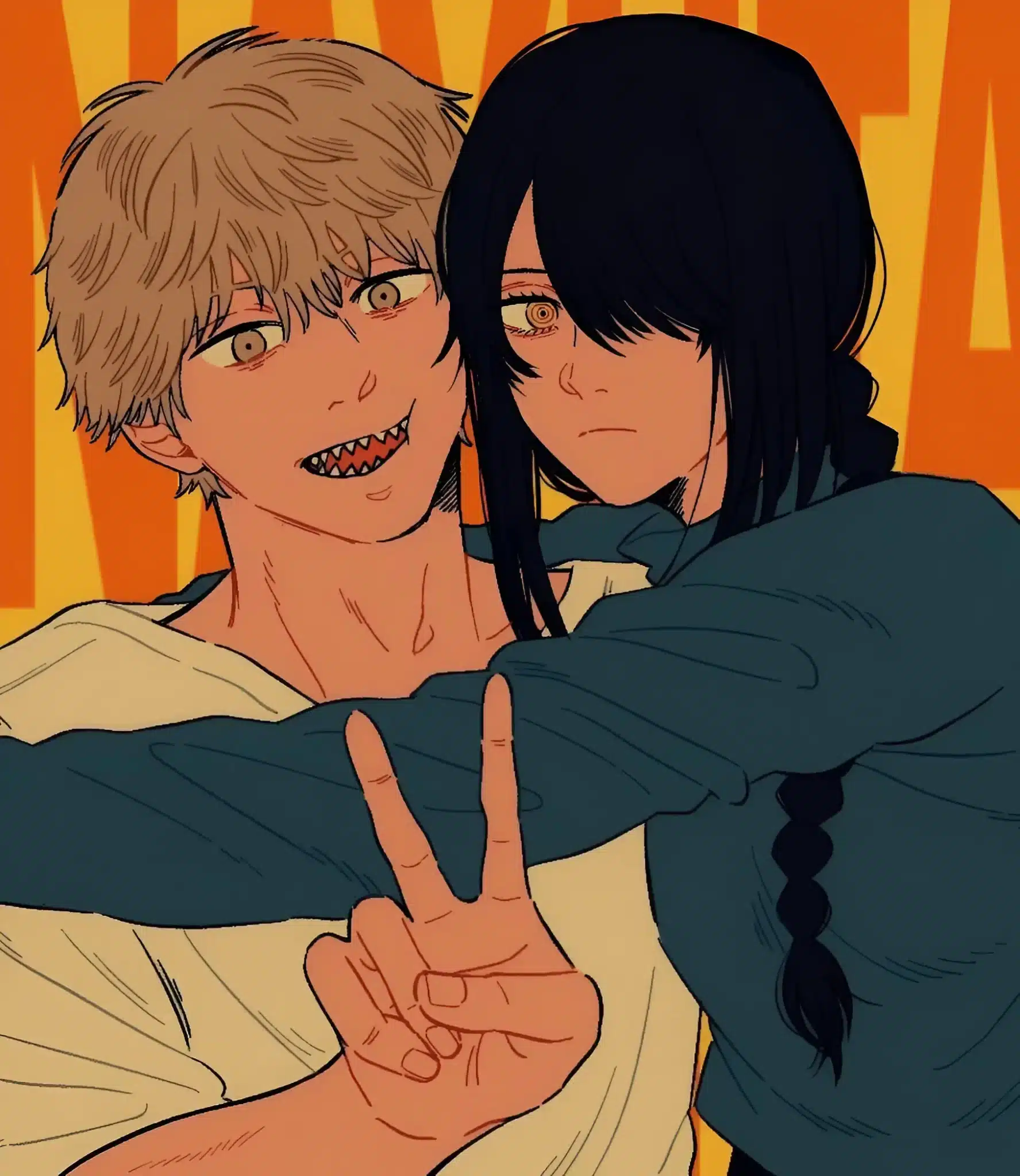 Chainsaw Man Nayuta y Denji