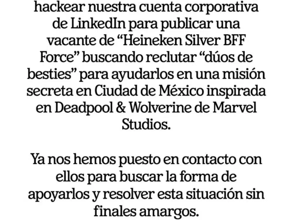 DEADPOOL & WOLVERINE y HEINEKEN