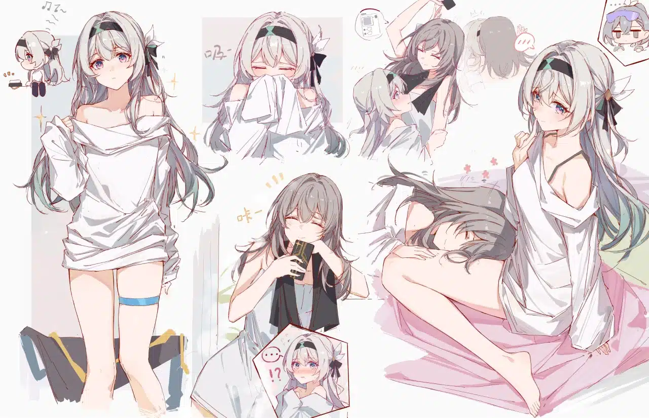 Honkai Star Rail: Firefly y Stelle se demuestran su cariño en hermosa ilustración