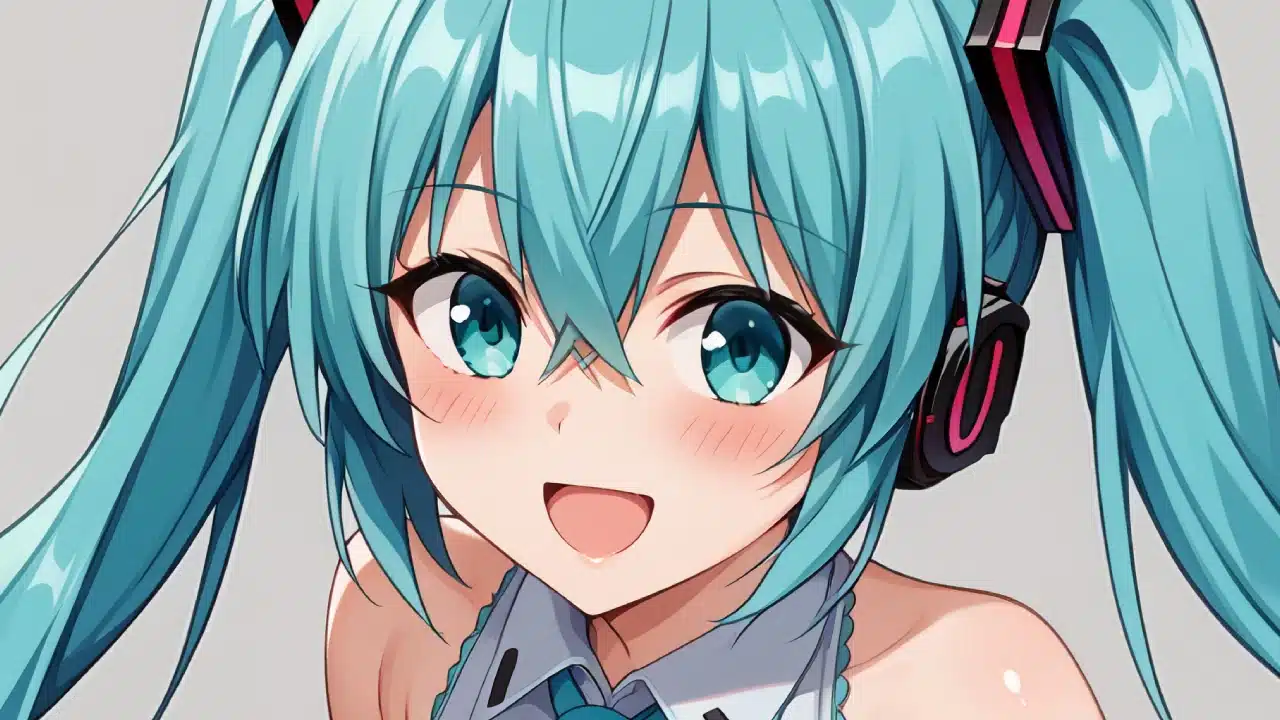 Hatsune Miku in a different pose