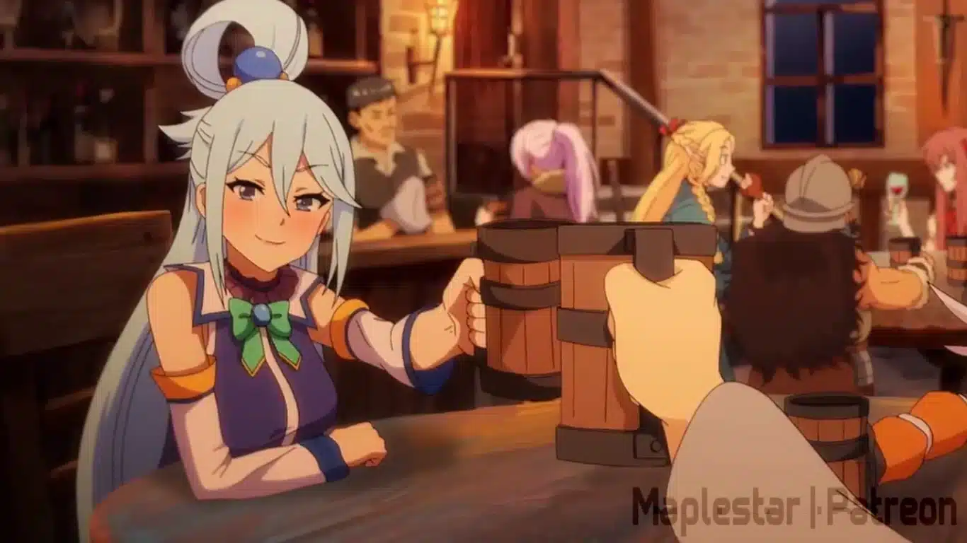 La Diosa Aqua de Konosuba! sorprende al protagonizar animación H