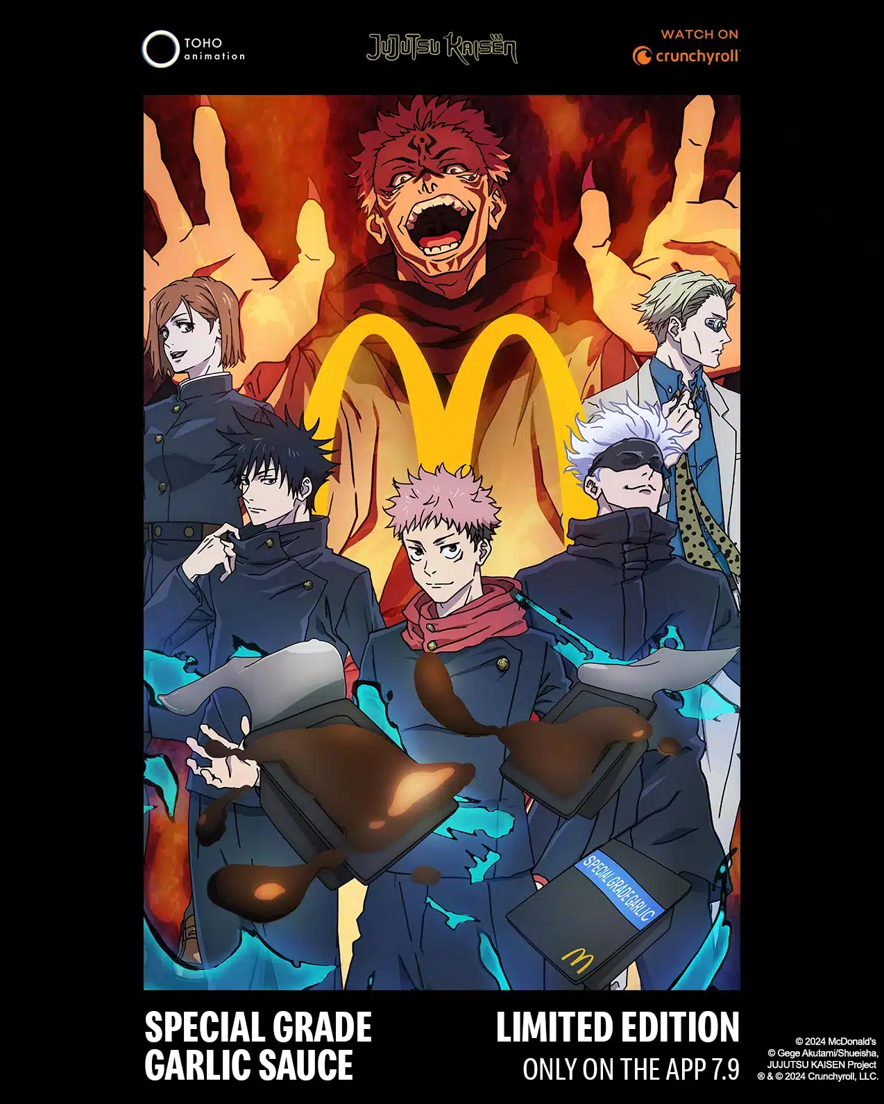 McDonalds y Jujutsu kaisen salsa visual collab 02