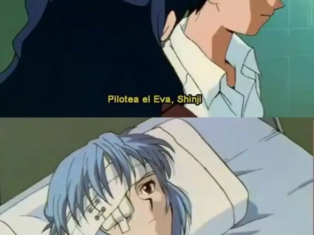 Neon genesis evangelion Shinji pilota el eva escena 0101