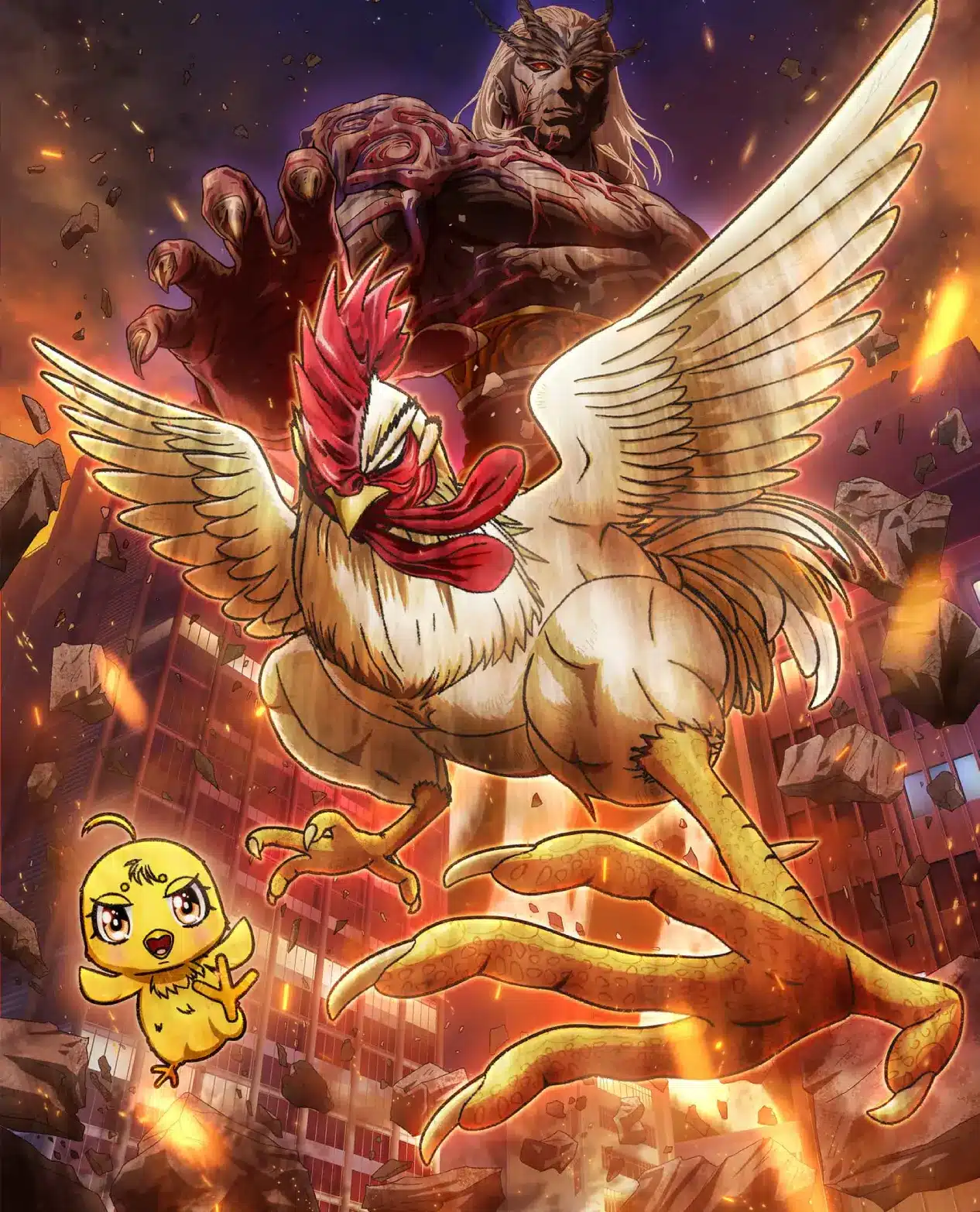 Rooster Fighter (Niwatori Fighter) anime visual