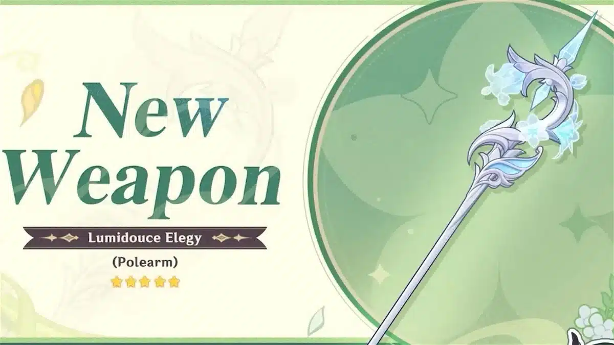 Armas 4.8 de Genshin Impact