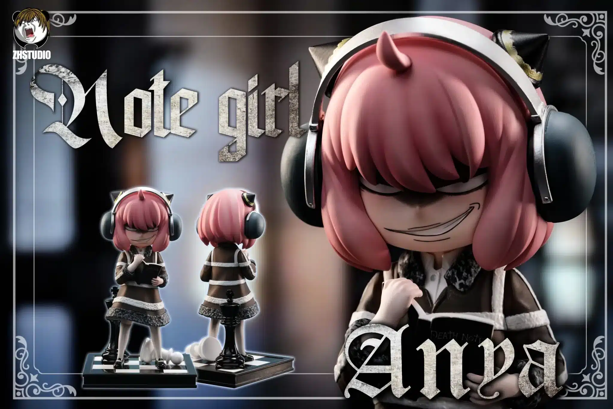 Anya forger spy x family x Death note figura 0103