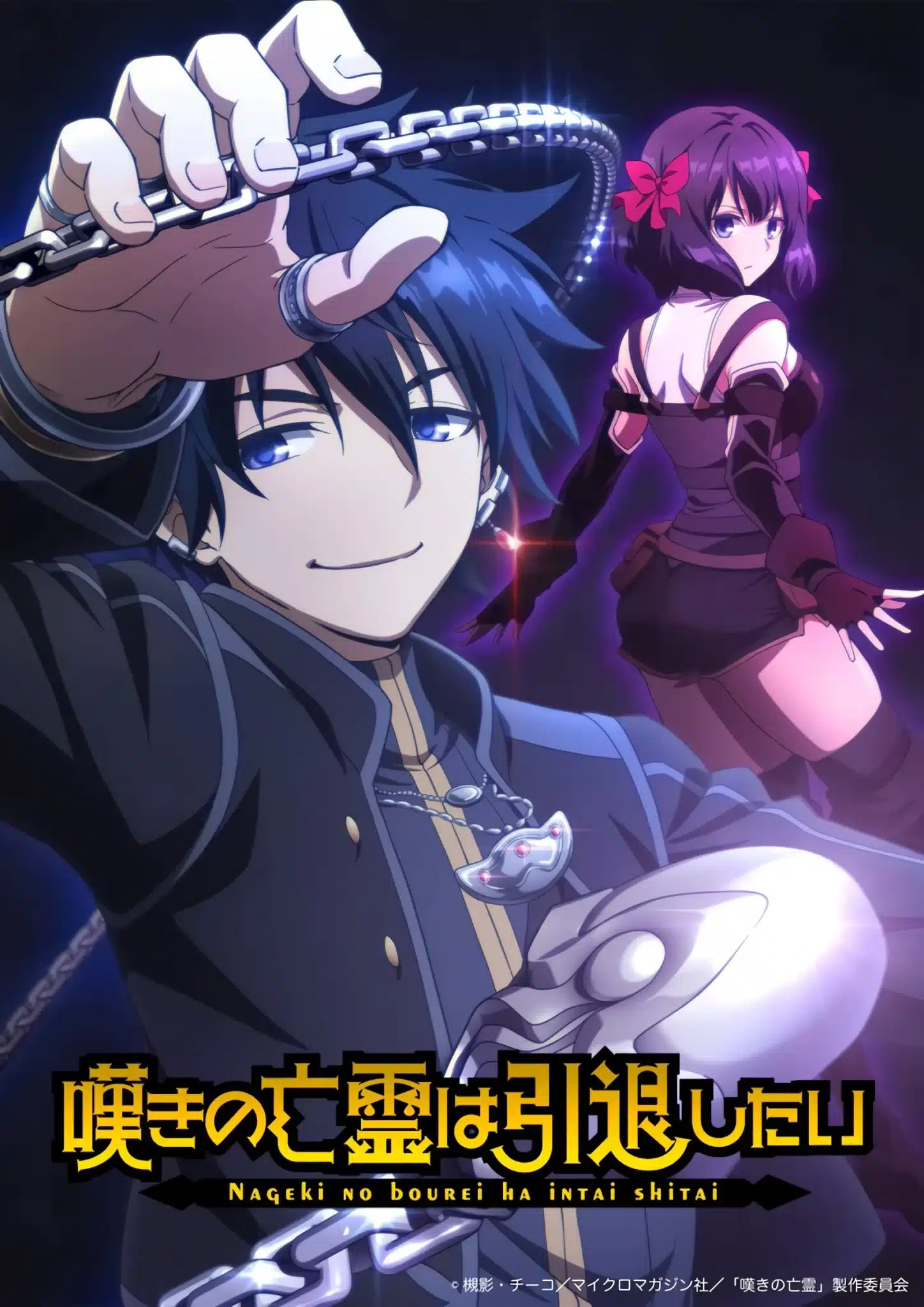 Nageki no Bourei wa Intai Shitai anime visual