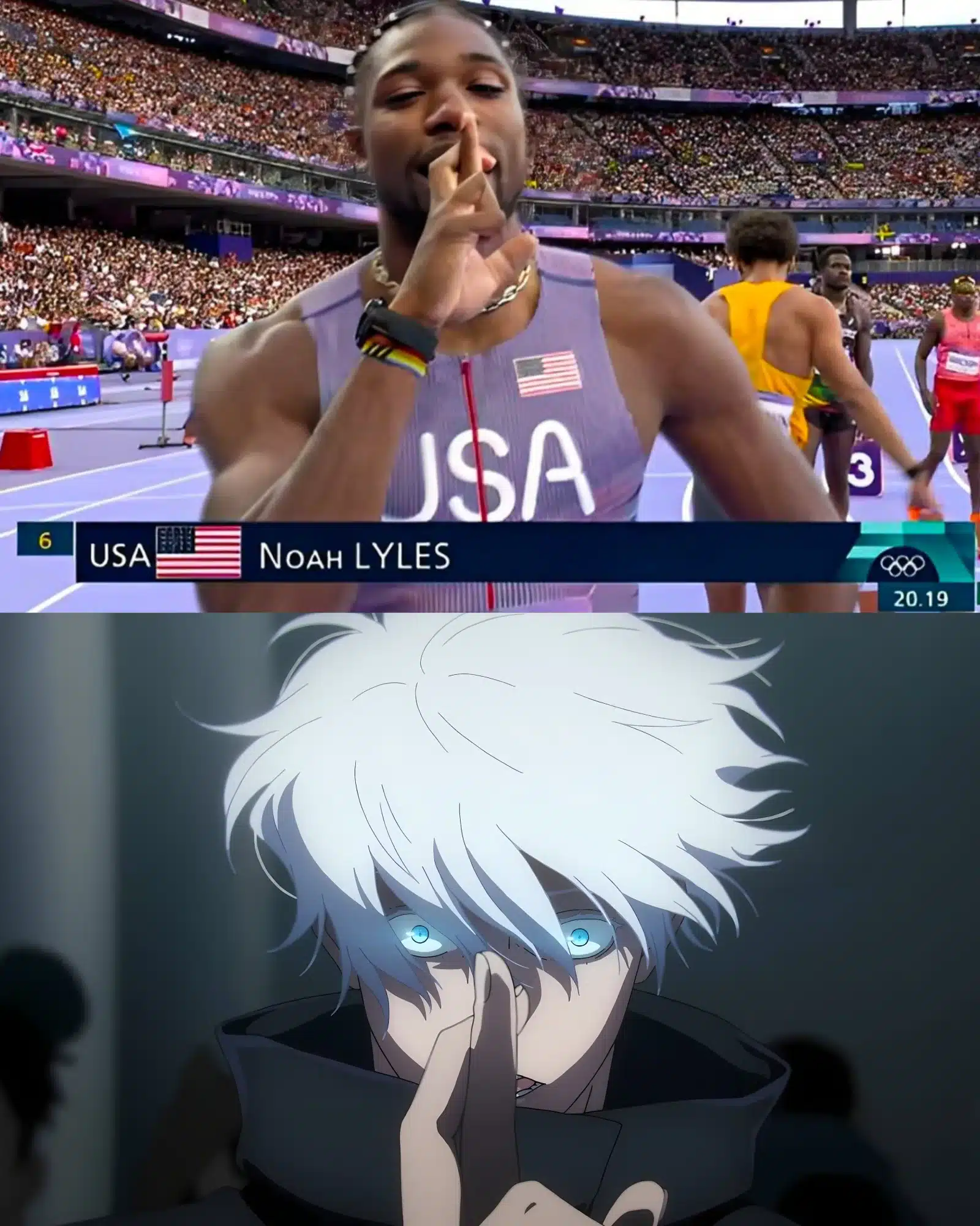 Nyah lyle olimpiadas paris 2024 gojo 0101