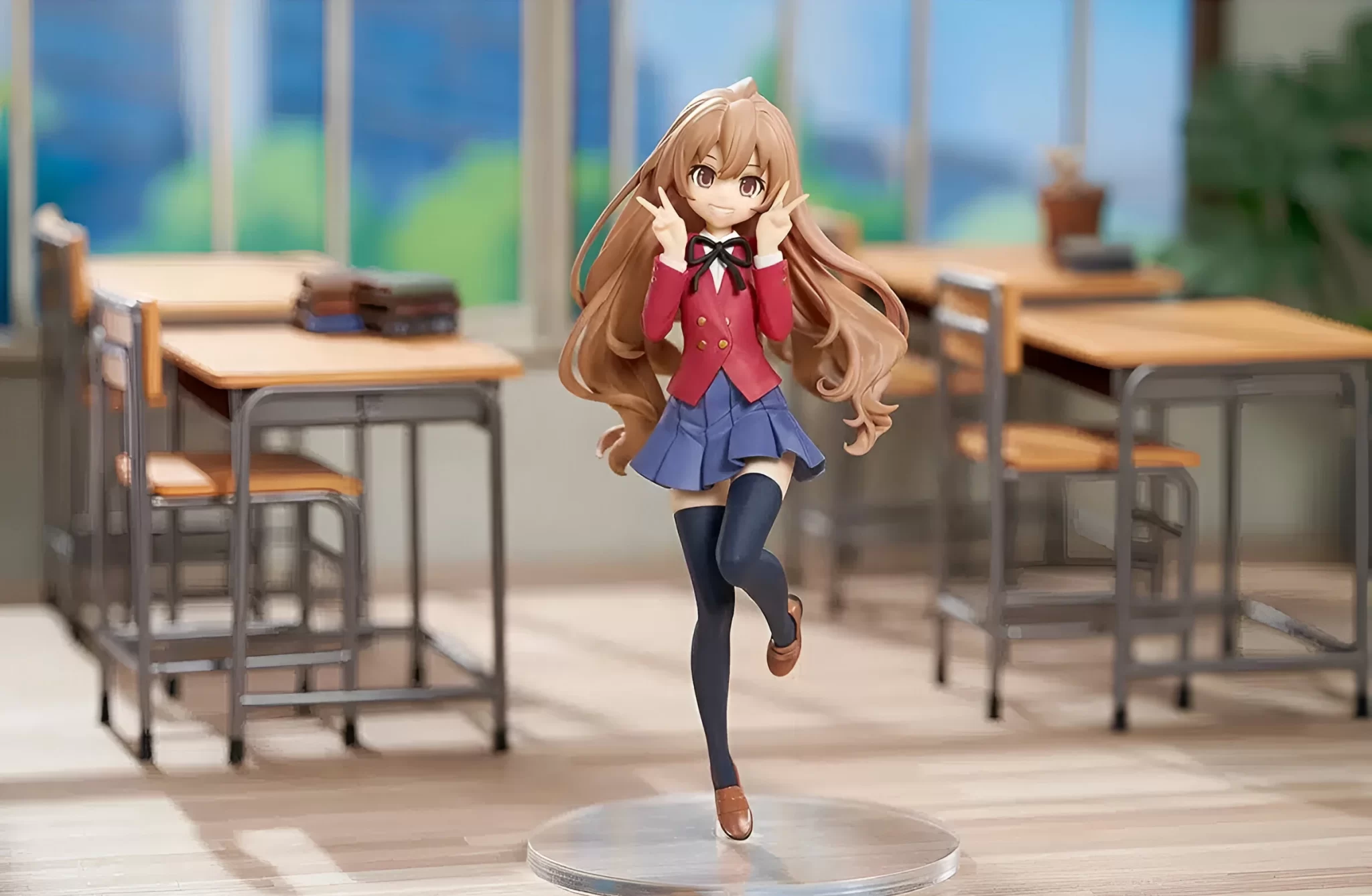 Taiga Aisaka de Toradora! deslumbra en sorprendente figura colegial
