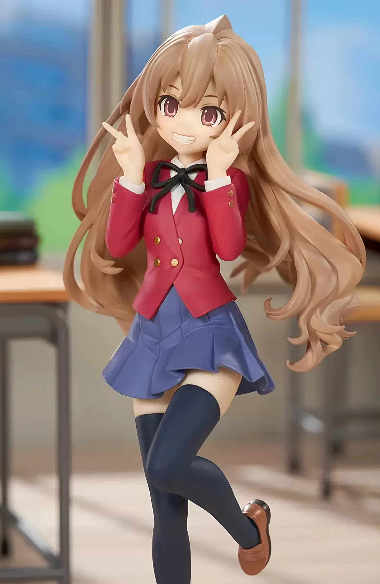 Taiga Aisaka de Toradora! deslumbra en sorprendente figura colegial