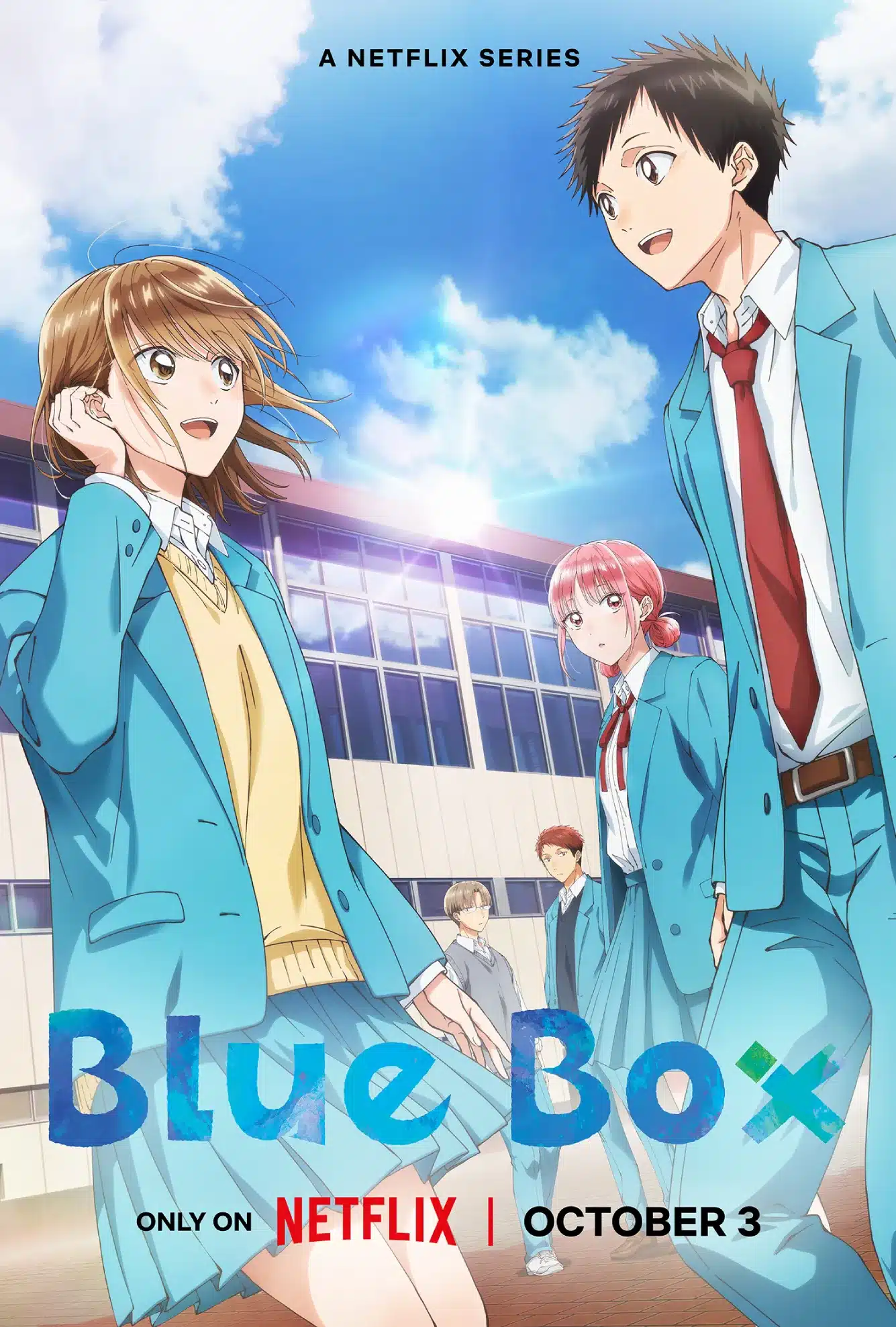 Blue Box (Ao no Hako) anime visual Netflix
