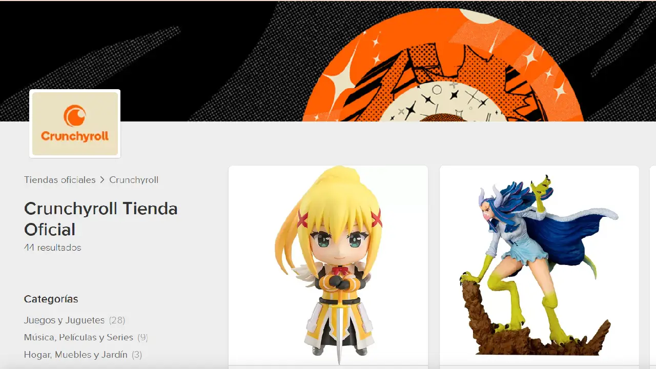 Crunchyroll sorprende al tener su mercancía oficial en Mercado Libre
