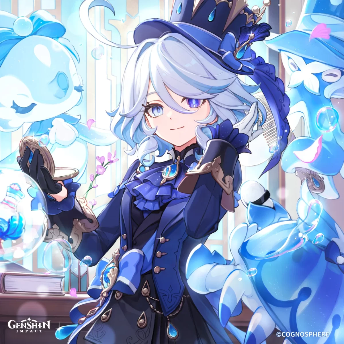 Genshin Impact celebra el cumpleaños de Furina con hermosa ilustración oficial