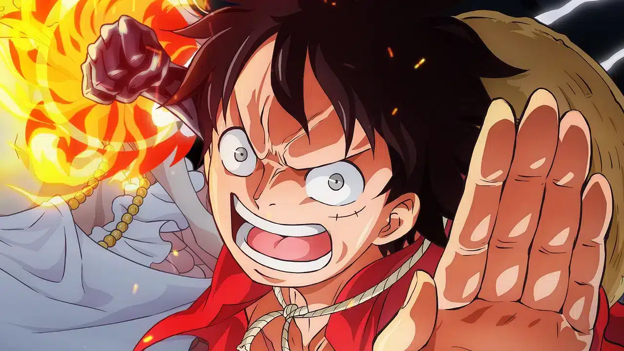 Monkey D. Luffy in his Gear 5 form from One Piece