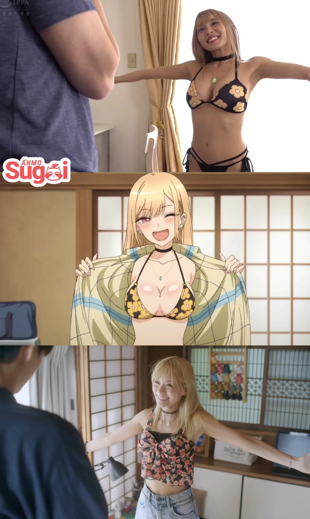 Parodia H de My Dress-Up Darling se vuelve viral por Marin Kitagawa