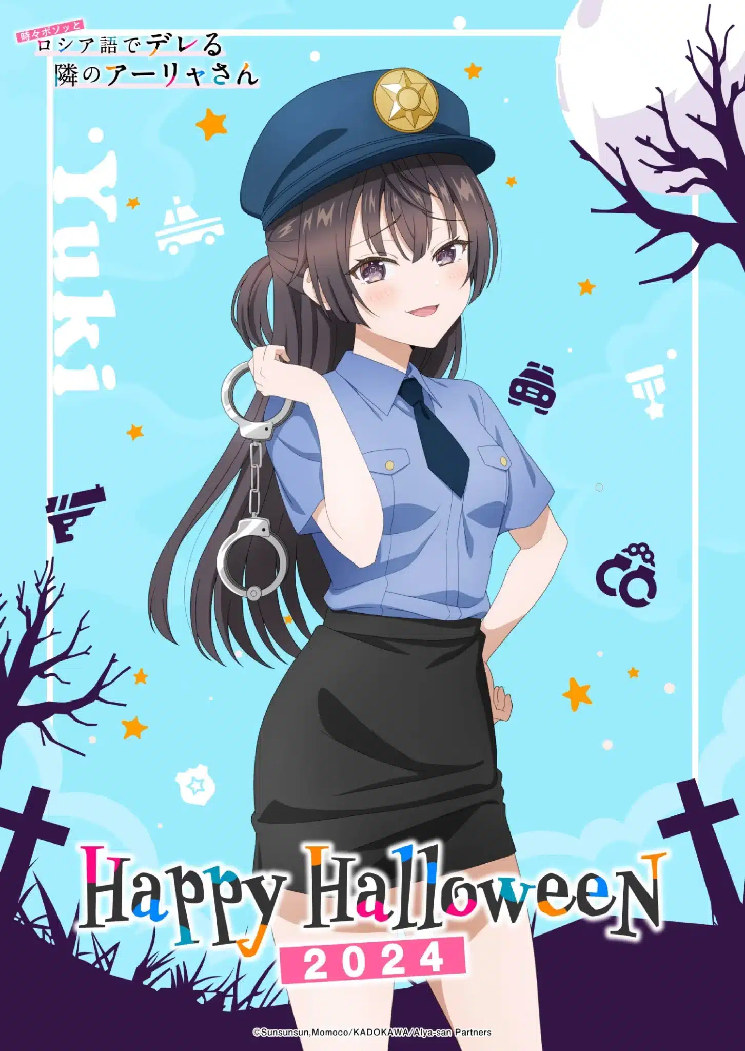 Tokidoki Bosotto Russia-go viste de oficial a Yuki Suou por Halloween