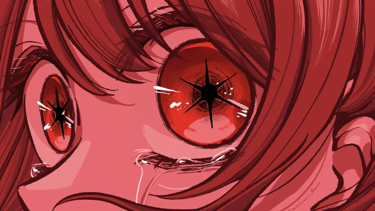 oshi no ko dark ruby ojos