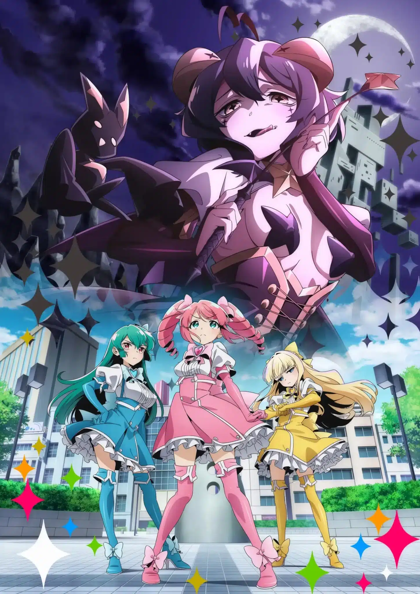 Mahou Shoujo ni Akogarete (Gushing over Magical Girls) anime visual