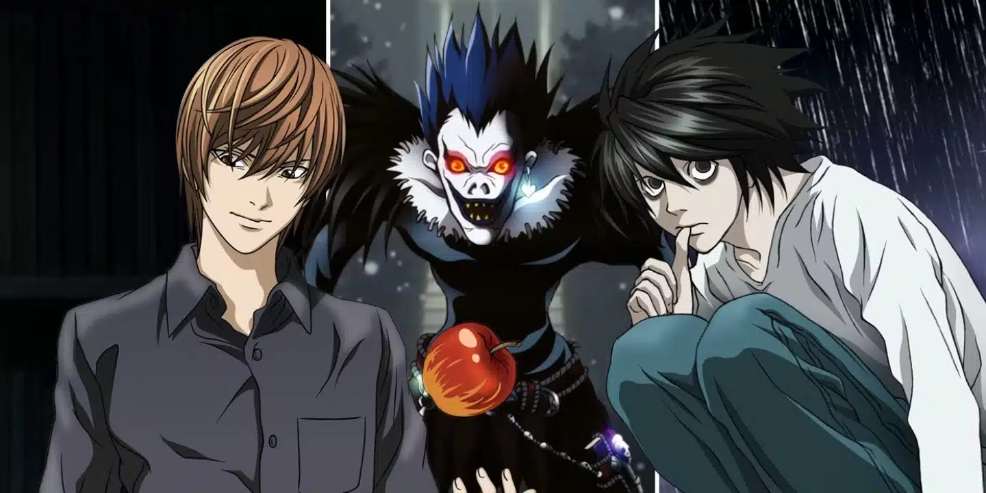 Light Yagami and L from Death Note