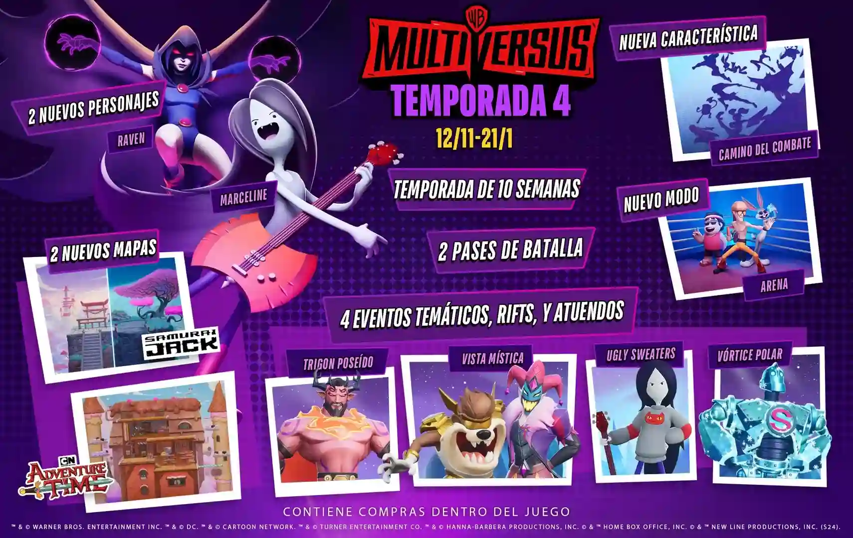MultiVersus emociona con la inclusión de Raven y Marcelline