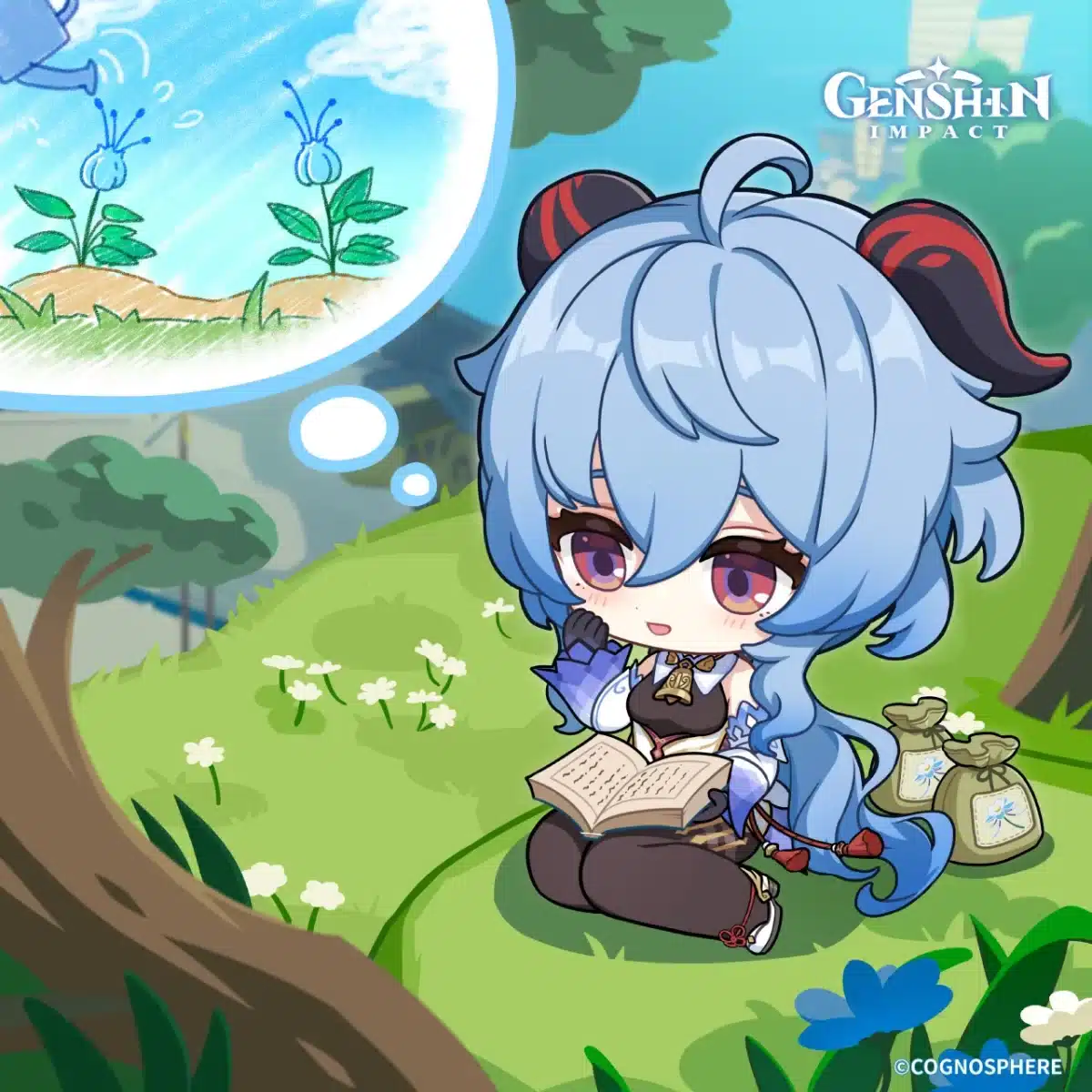 Ganyu de Genshin Impact celebra su cumpleaños con hermosa ilustración oficial