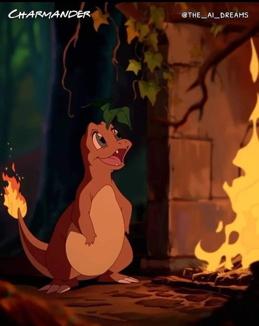 Pokémon: Así se verían Charmander, Eevee y más como personajes de Disney