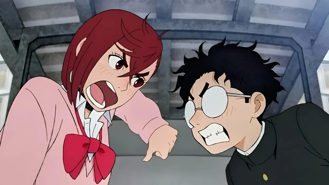 Momo Ayase and Okarun from Dandadan