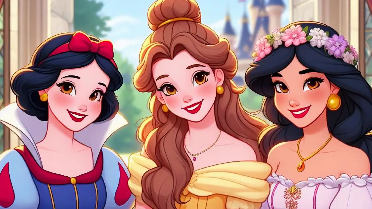 Así se verían las princesas de Disney como bellas waifus