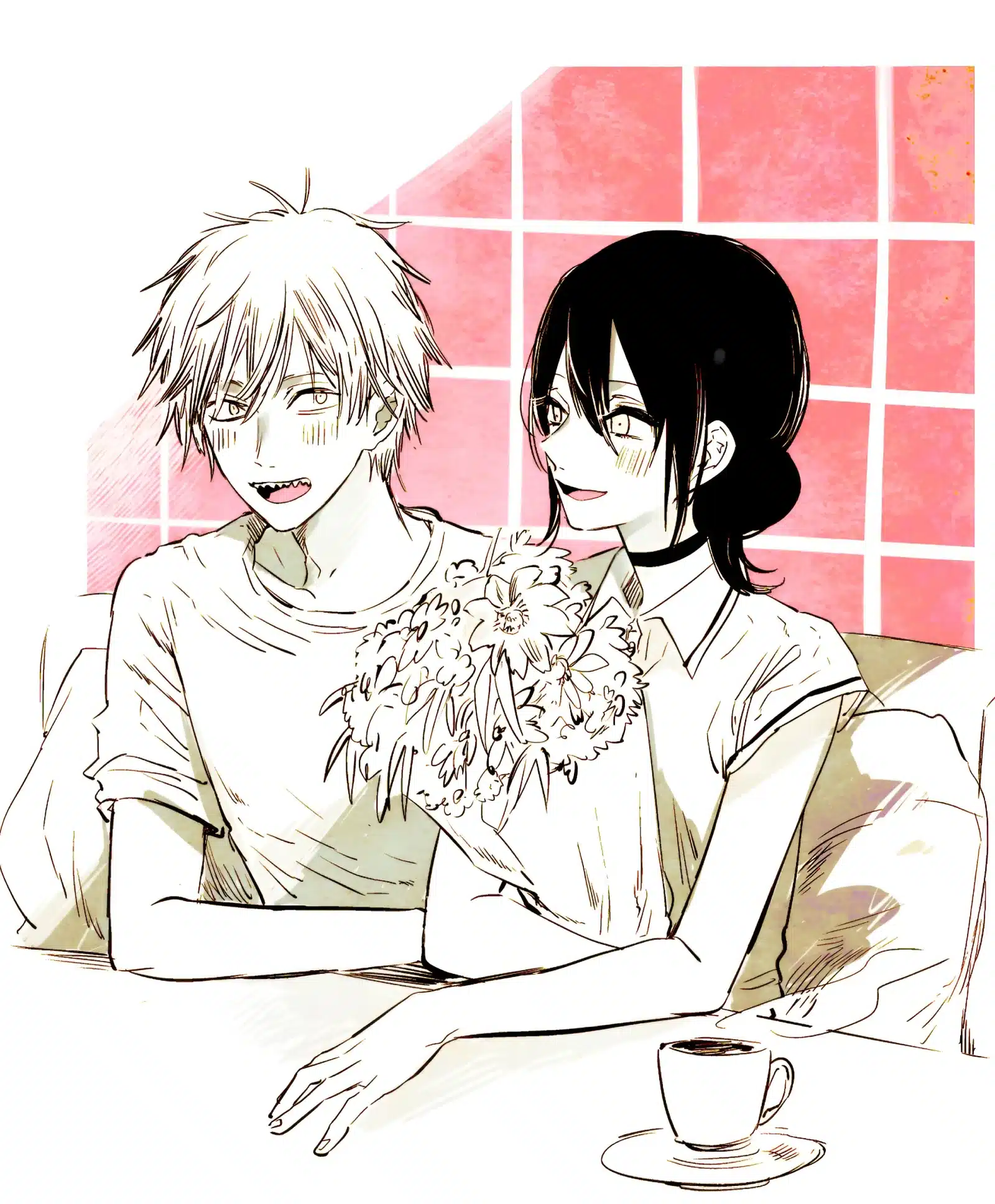 Chainsaw Man y Oshi no Ko unen fuerzas gracias a ilustración oficial de Reze