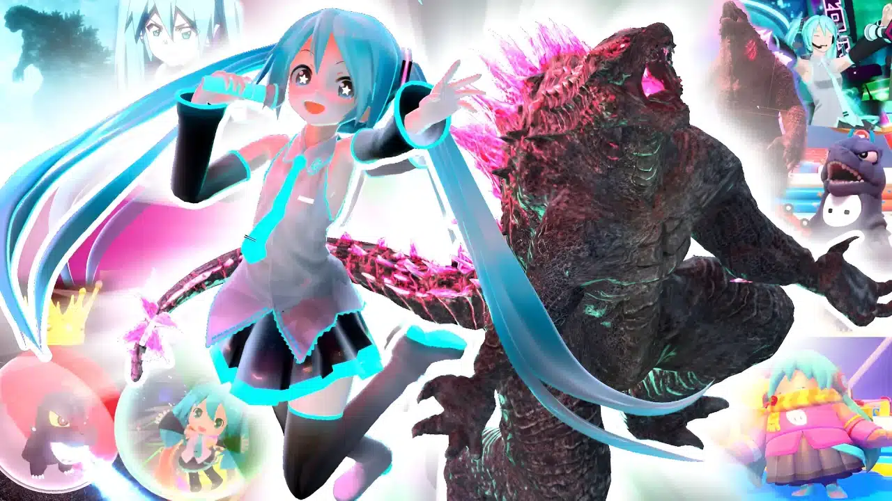 Todas las veces que Hatsune Miku y Godzilla se encontraron en videojuegos y animes