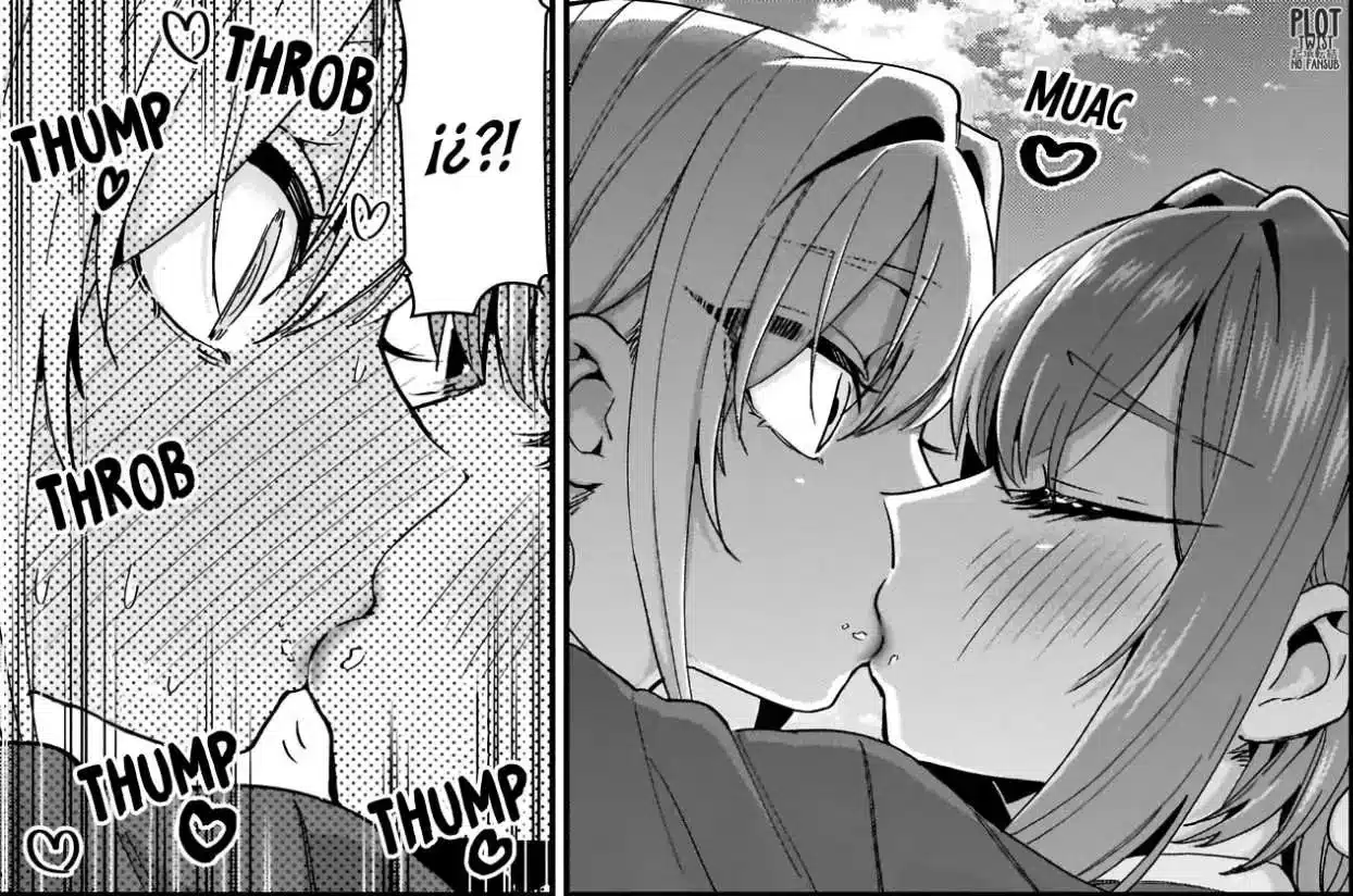 The 100 Girlfriends: Los momentos yuri entre Hakari y Karane en el manga