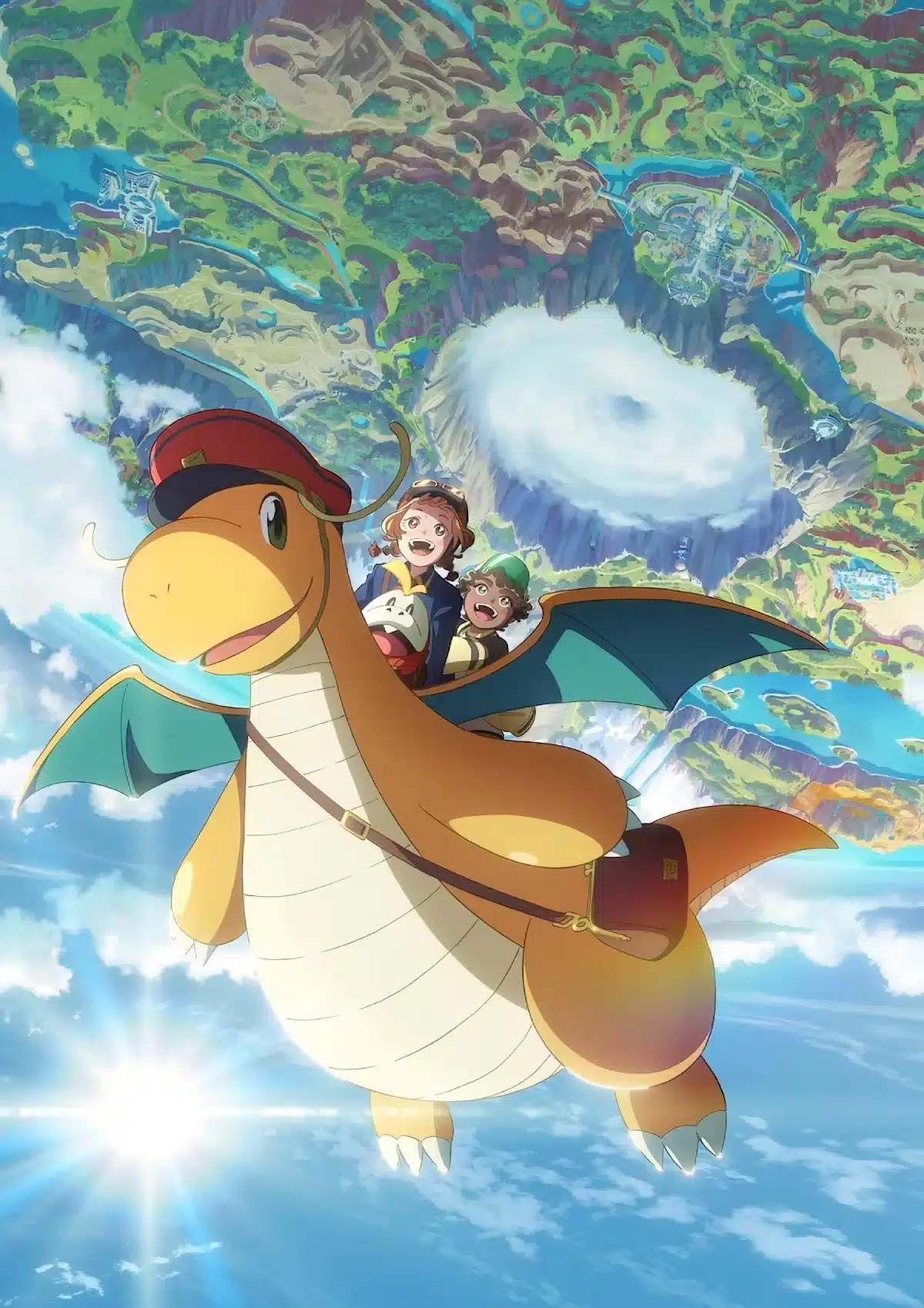 El nuevo anime de Pokémon Kairyu to Yubinya-san adelanta su tema musical en Tráiler