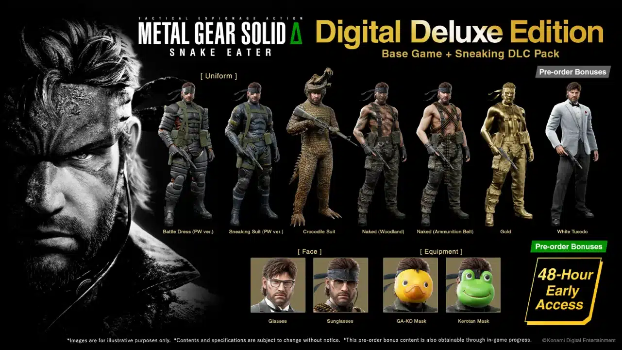 METAL GEAR SOLID Δ: SNAKE EATER se estrenará el 28 de agosto