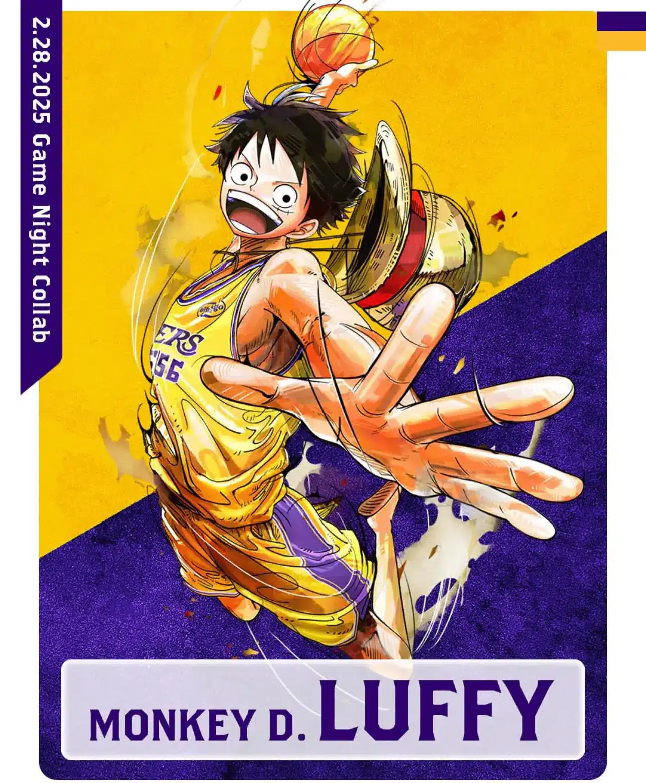 One Piece y LA Lakers sorprenden con asombrosa colaboración