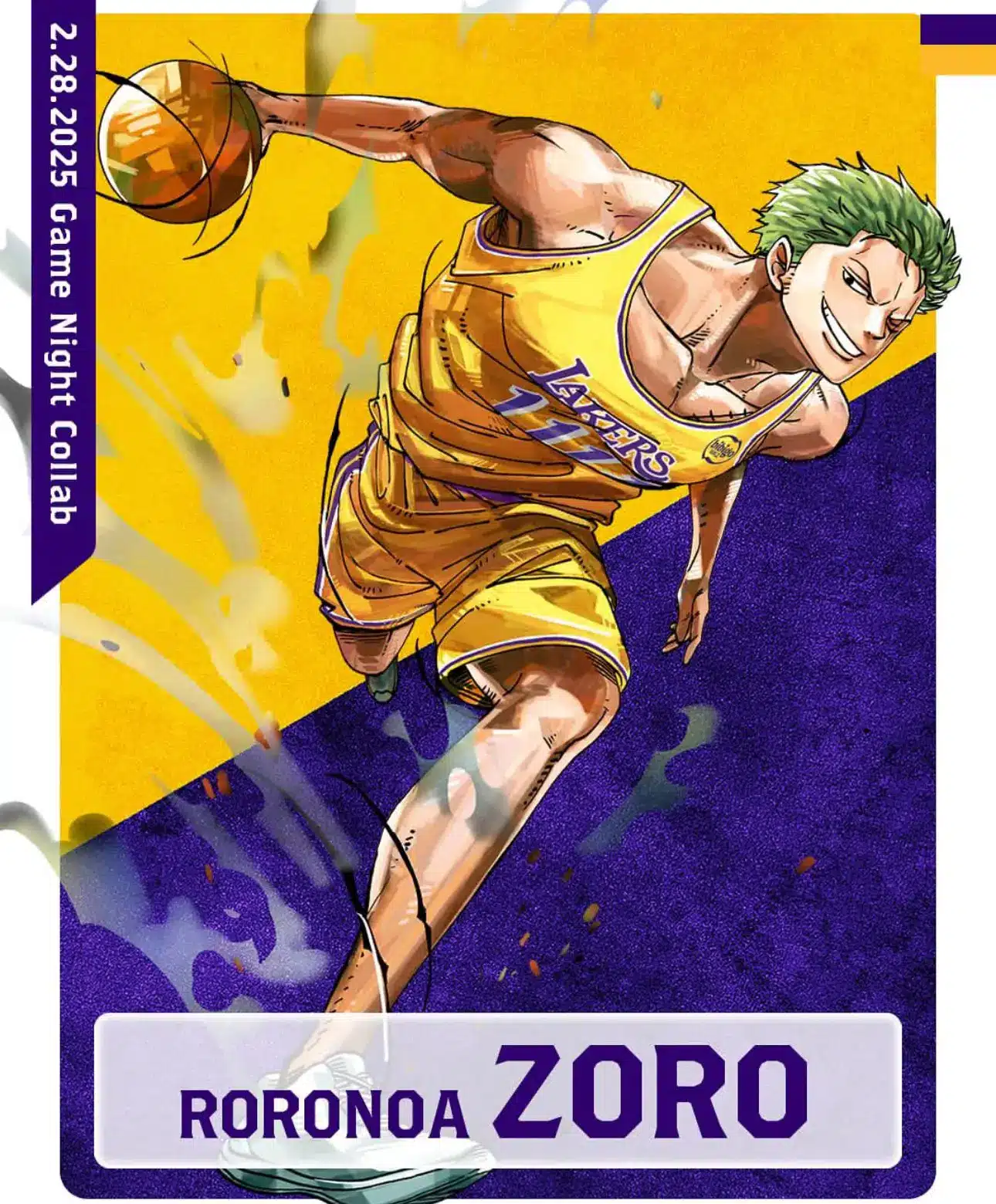 One Piece y LA Lakers sorprenden con asombrosa colaboración