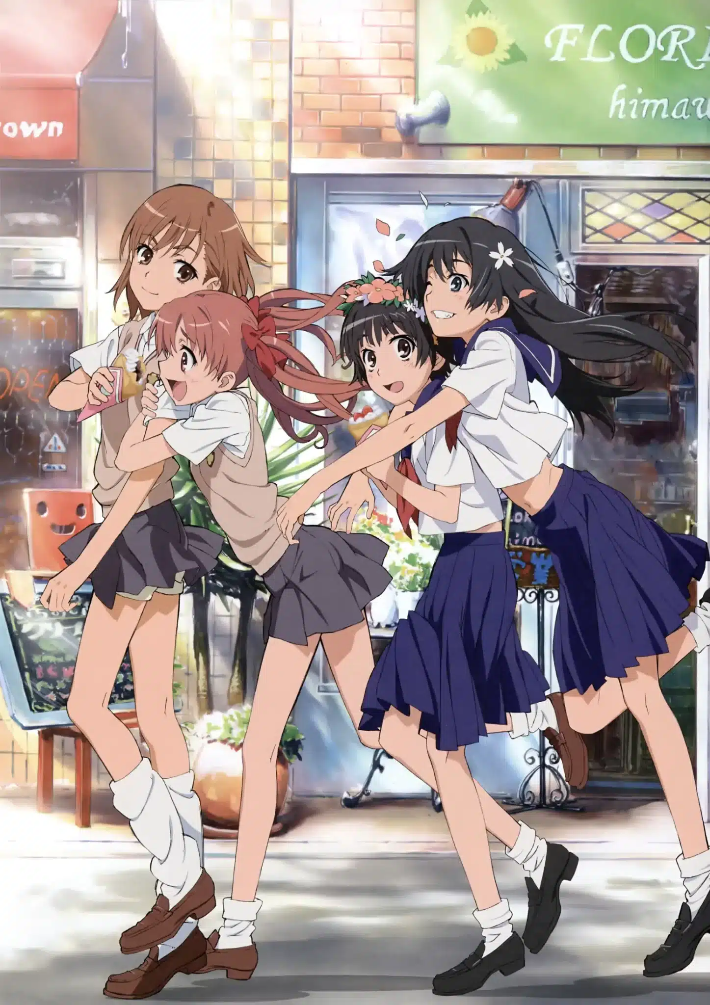 Toaru Kagaku no Railgun (A Certain Scientific Railgun) anime visual
