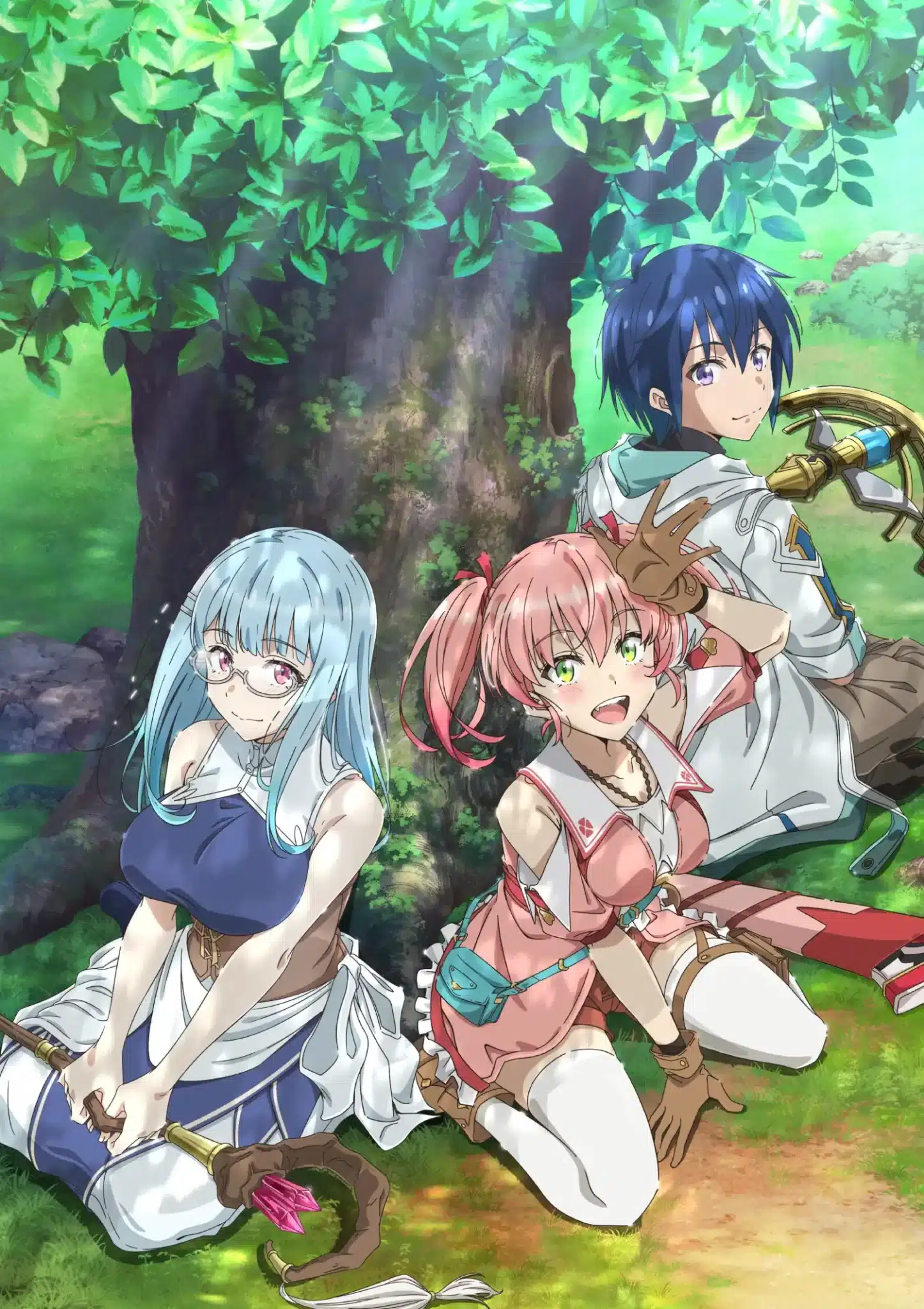 Yuusha Party wo Tsuihou sareta Shiromadoushi, S-Rank Boukensha ni Hirowareru (White Magician Exiled From the Hero Party, Picked Up by S-Rank Adventurer) anime visual