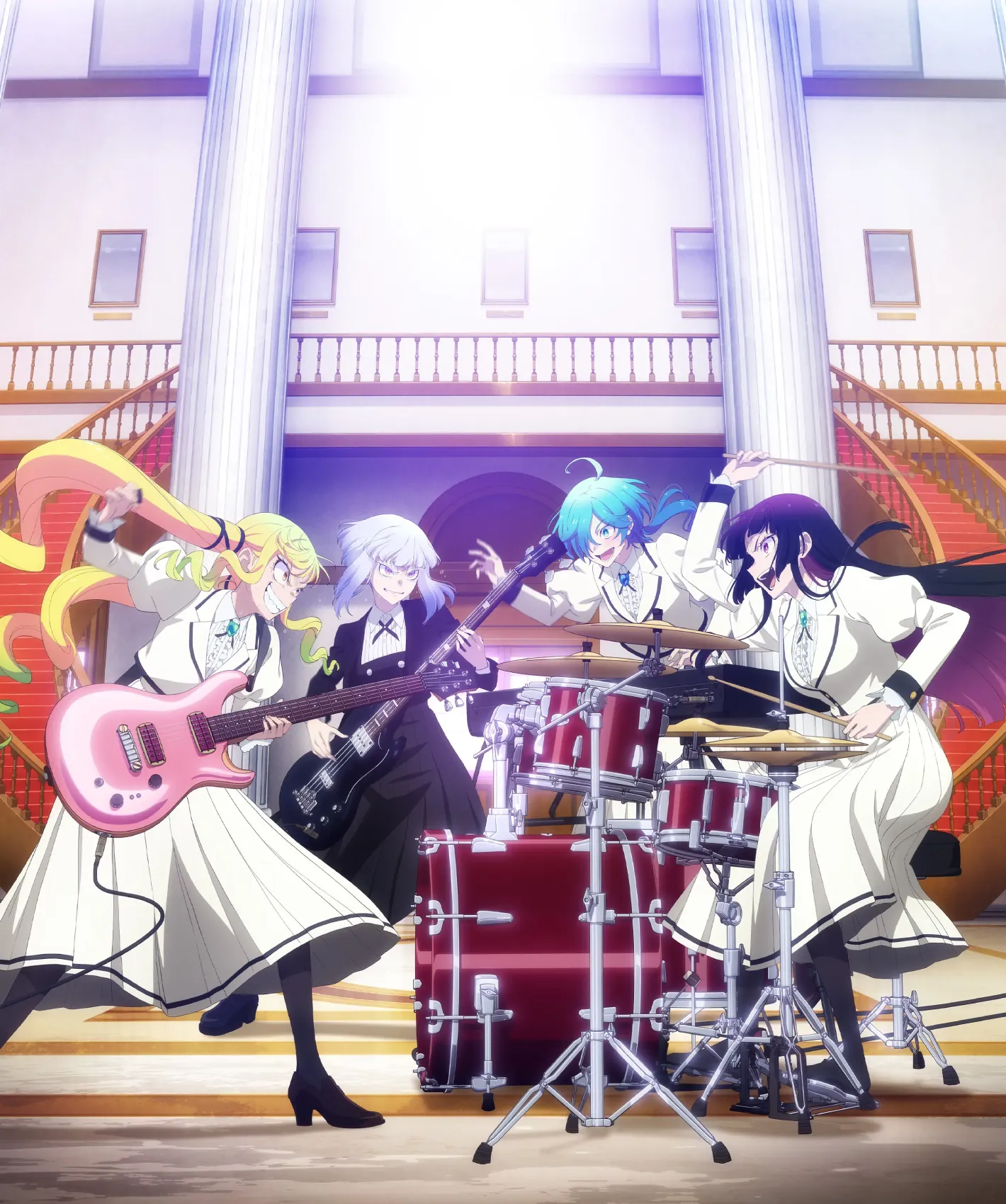 Rock wa Lady no Tashinami deshite anime visual