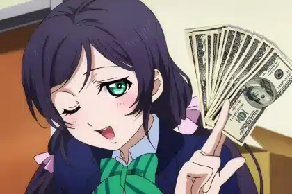 Chica anime dinero