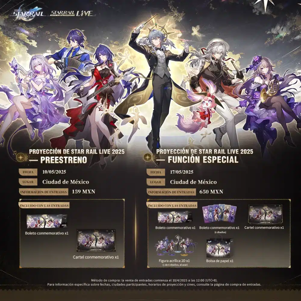 Honkai Star Rail evento cdmx