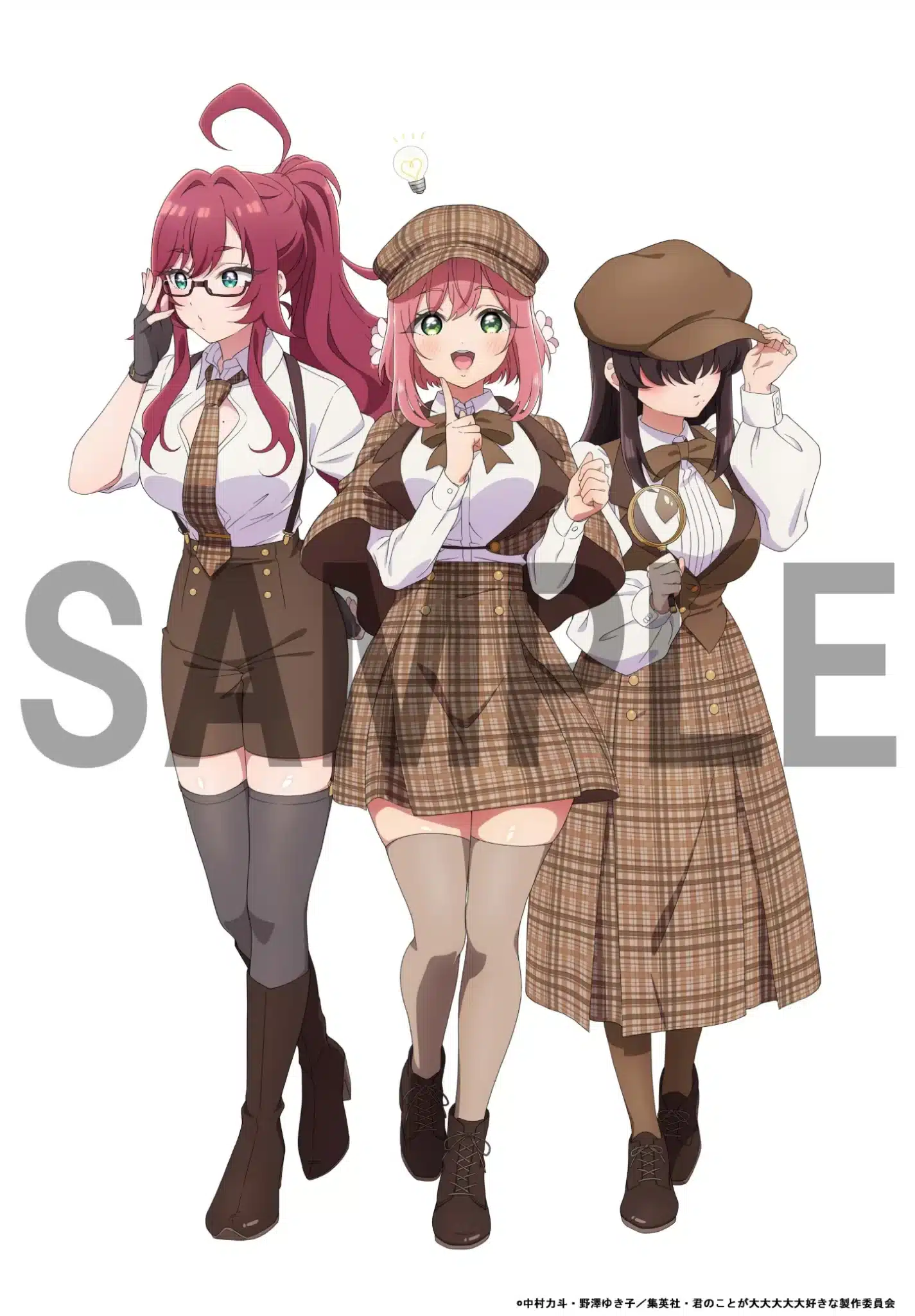 The 100 Girlfriends Who Really, Really, Really, Really, Really Love You (Kimi no Koto ga Daidaidaidaidaisuki na 100-nin no Kanojo) - Blu-Ray ilustración (Animate)

