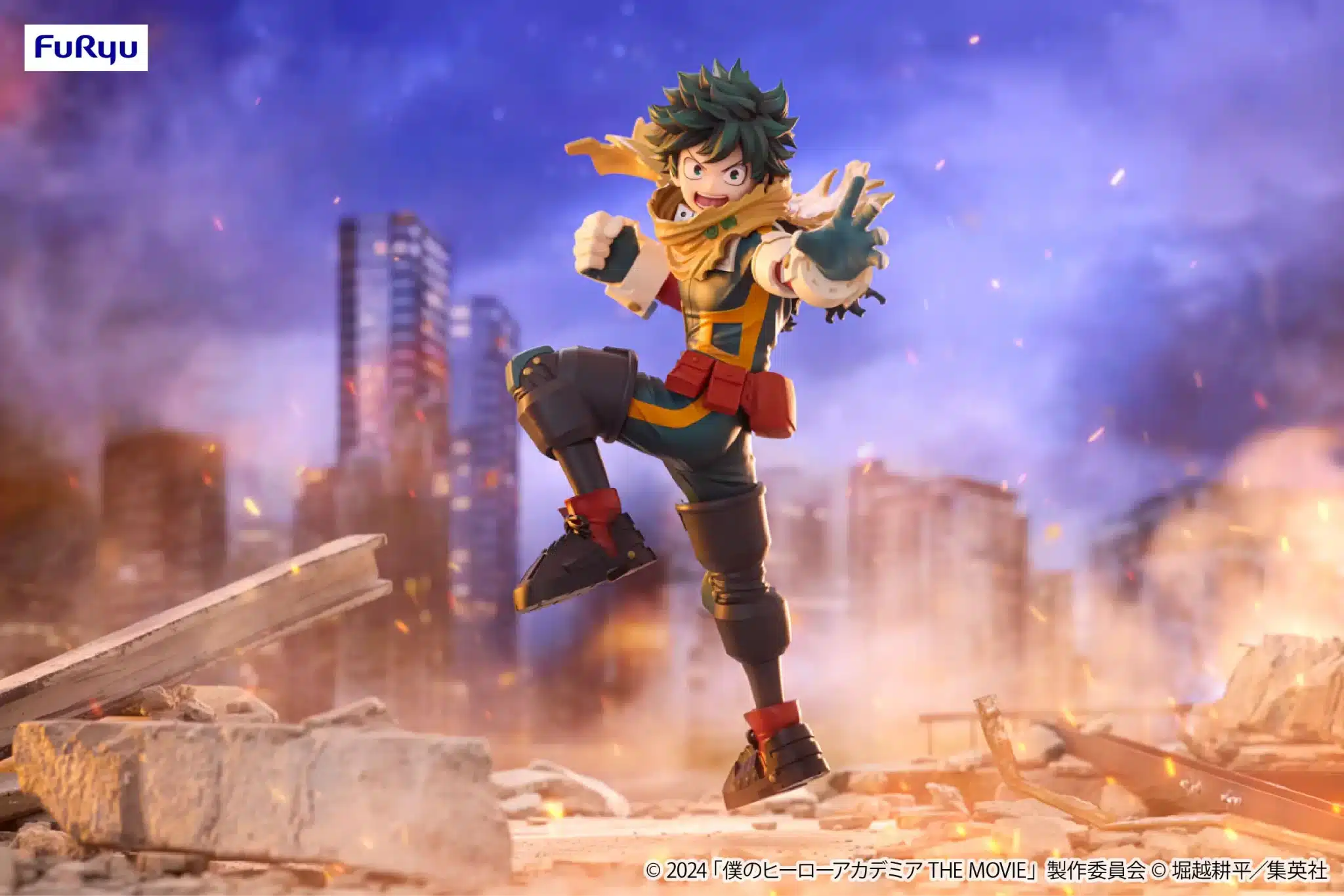 My Hero Academia: THE MOVIE, revela brutal figura de Izuku Midoriya