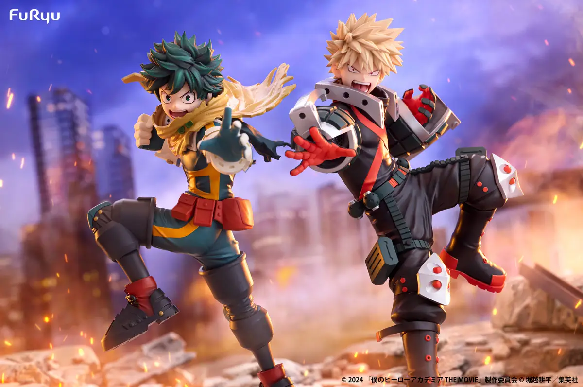 My Hero Academia: THE MOVIE, revela brutal figura de Izuku Midoriya