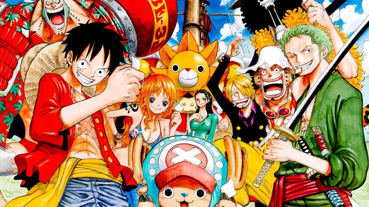 Monkey D. Luffy and the Straw Hat Pirates from One Piece