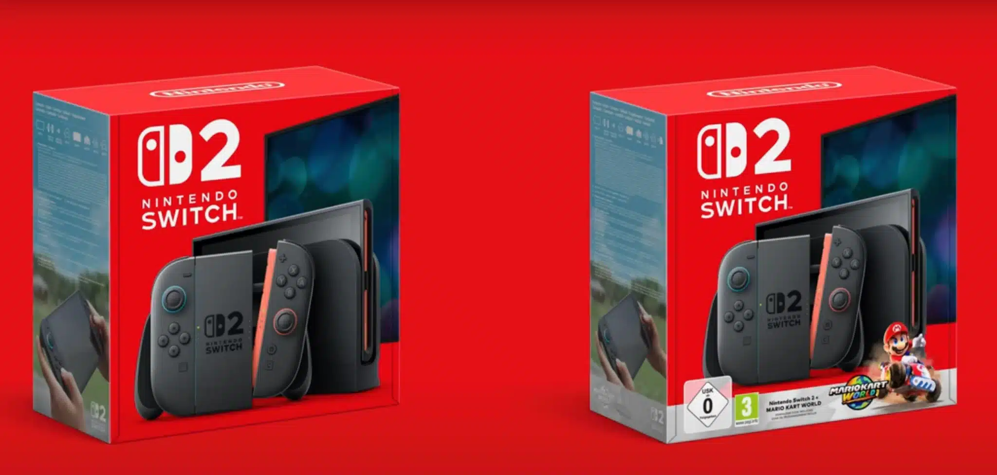 Nintendo Switch 2 paquetes