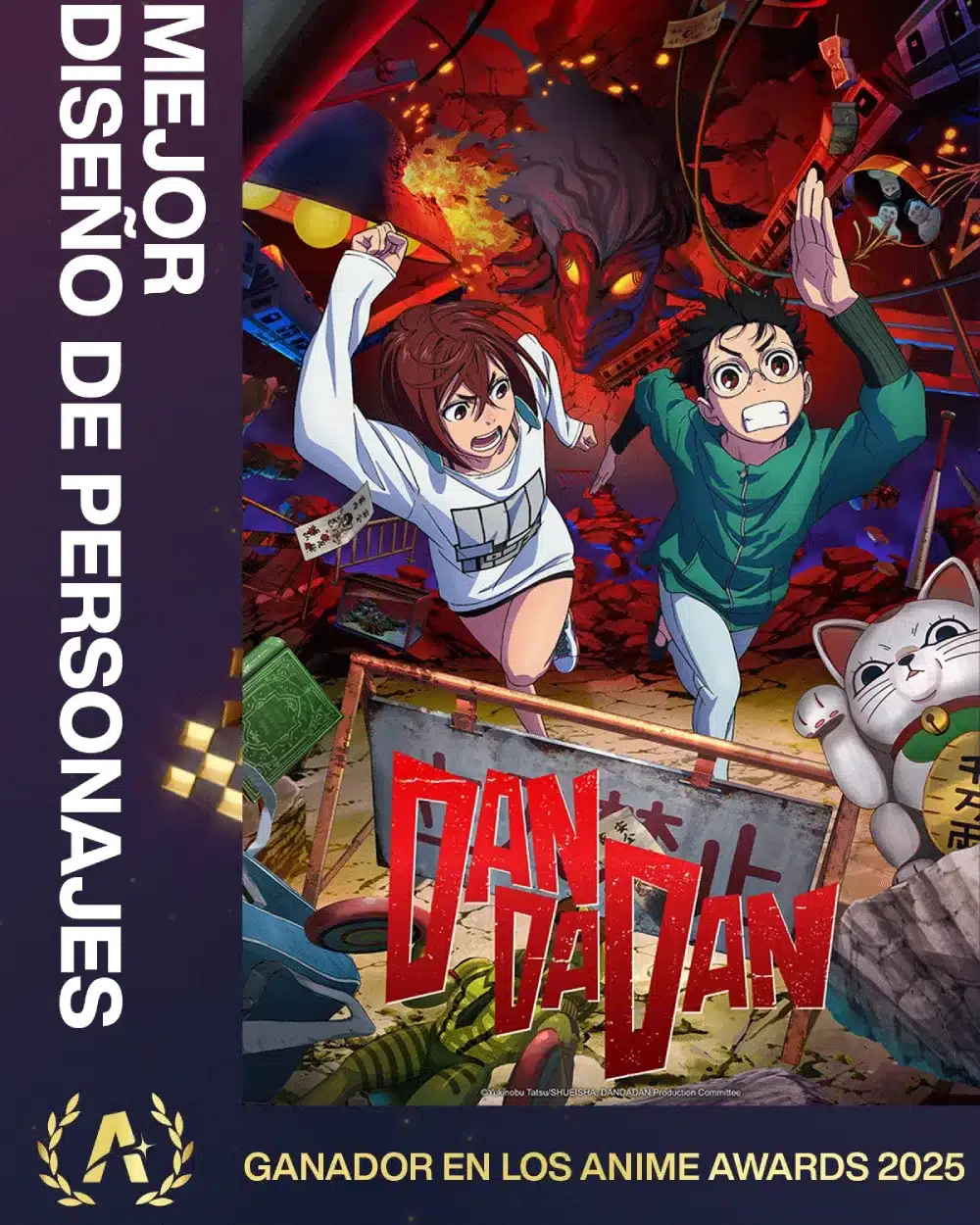 Anime Awards DAN DA DAN Mejor Diseño de Personajes