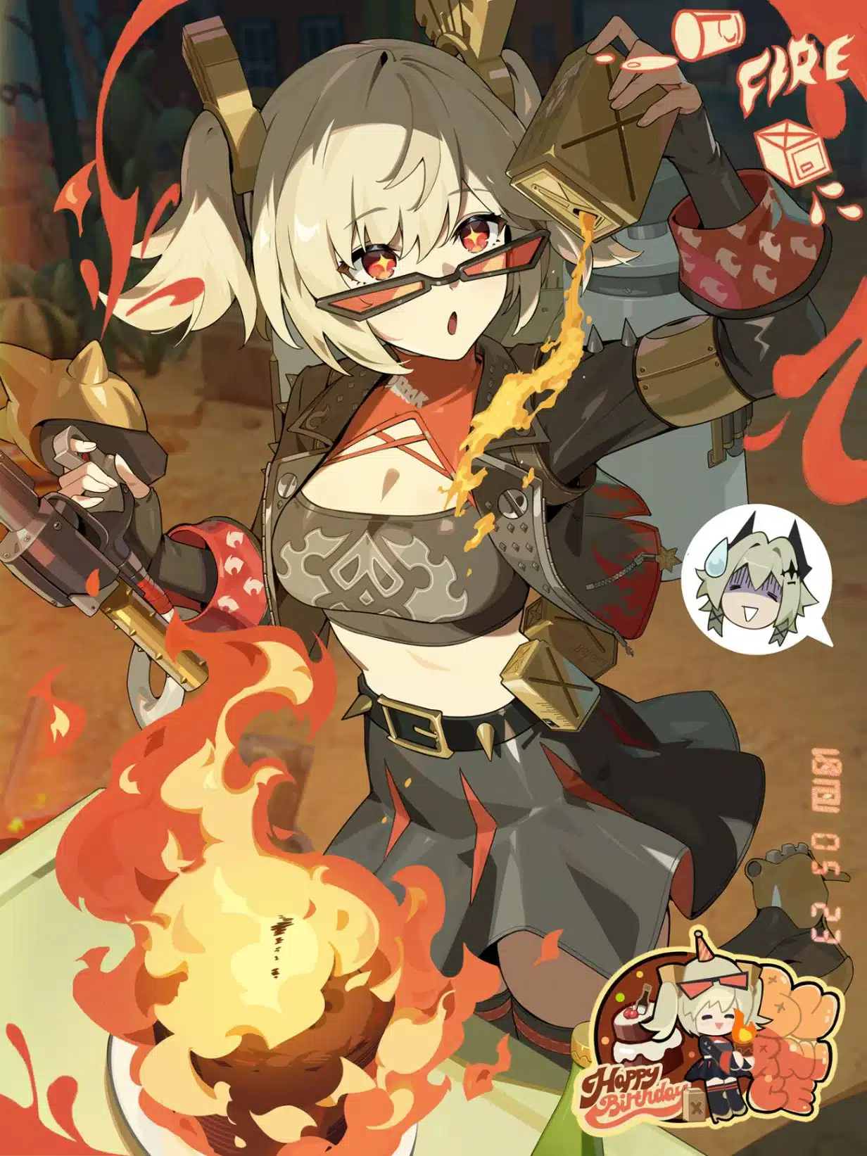 Zenless Zone Zero celebra a Burnice con ilustración exclusiva por su cumpleaños
